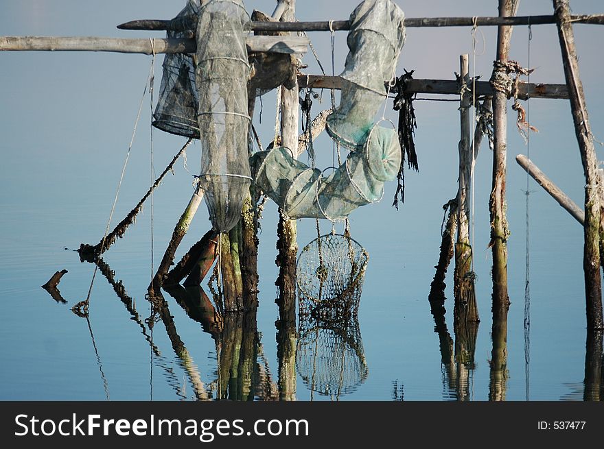 Fishing nets. Fishing nets