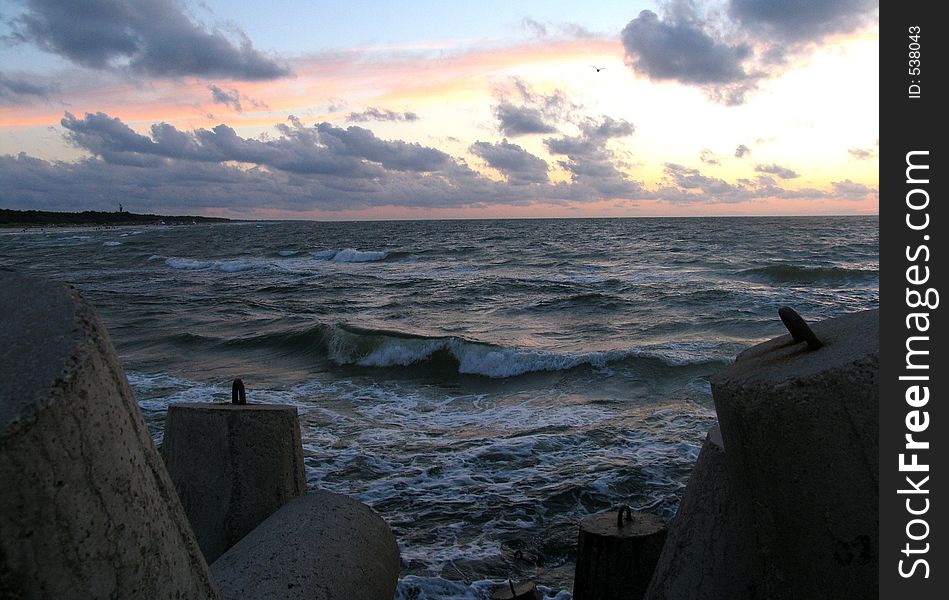 Baltic seaside, Leba. Poland, Europe. Baltic seaside, Leba. Poland, Europe
