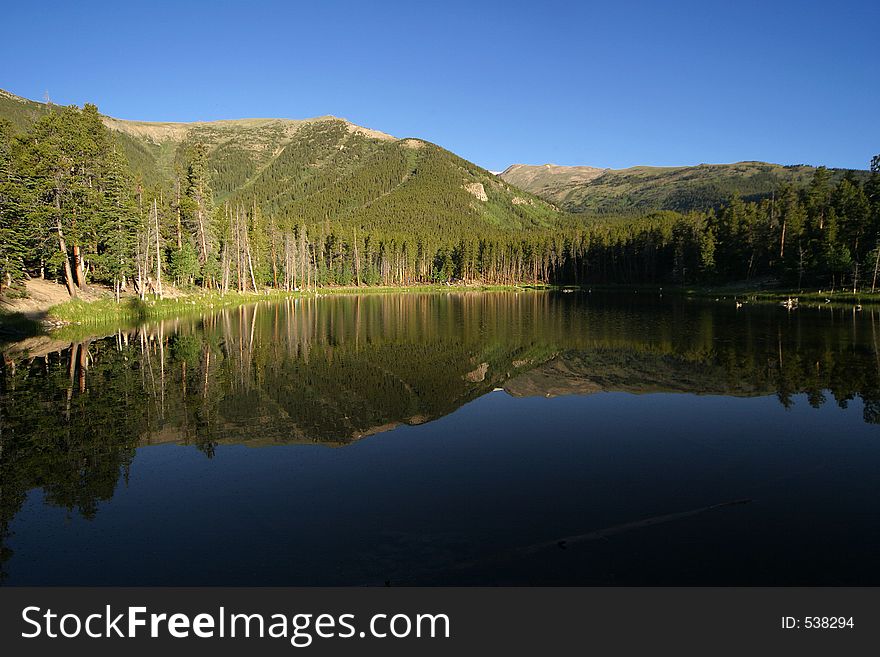 A cool mountain lake in Colorado