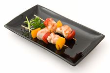 Shashlik Of Chicken Stock Photo Shashlik Of Chicken Stock Photo