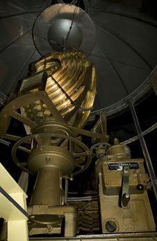 Vintage Lighthouse Mechanism Stock Photo Vintage Lighthouse Mechanism Stock Photo