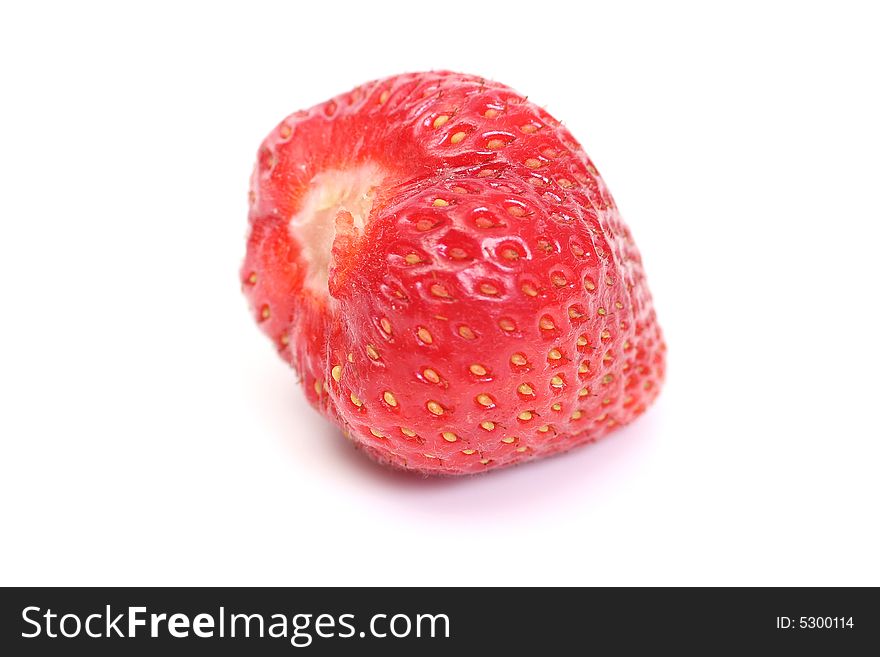 Sweet strawberry on white background