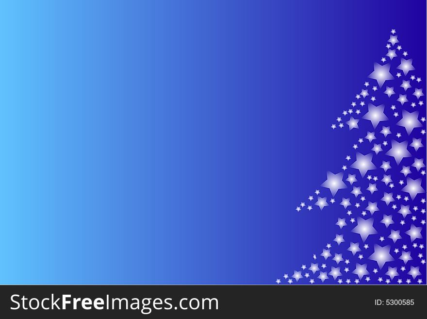 Stylized christmas tree design, Background