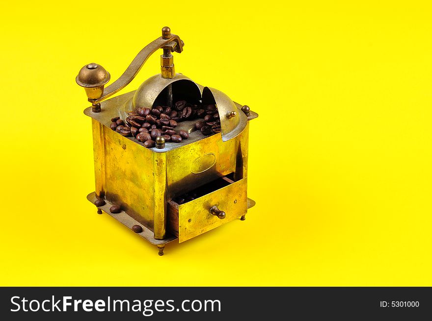 Antiquity coffee machine