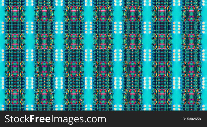 Abstract multicolor background with patterns. Illustration.