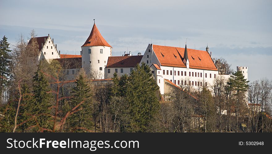 Castle in Fussen. Bavaria, Germany.