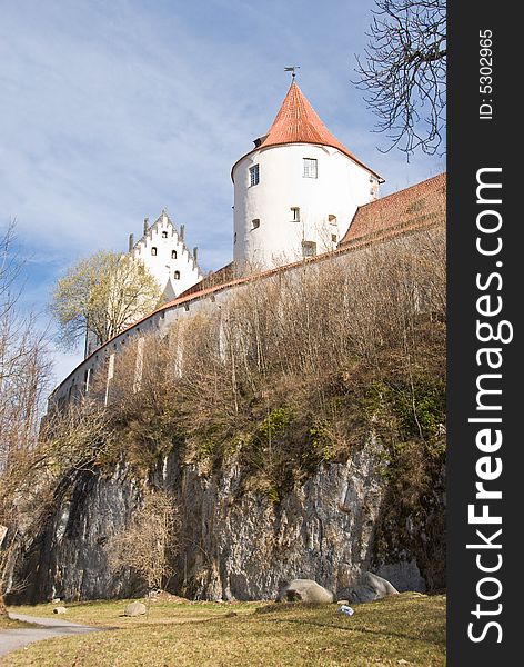 Castle in Fussen. Bavaria, Germany.