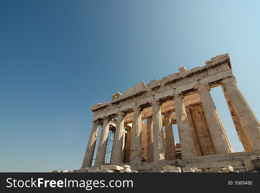 Parthenon in Acropolis (Athens, Greece)