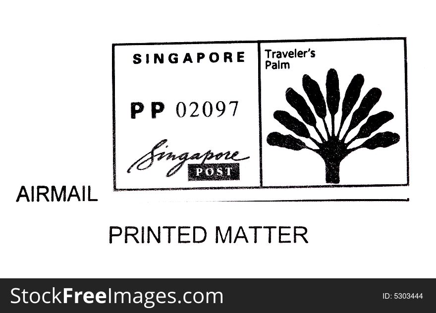 Singapore postage stamp