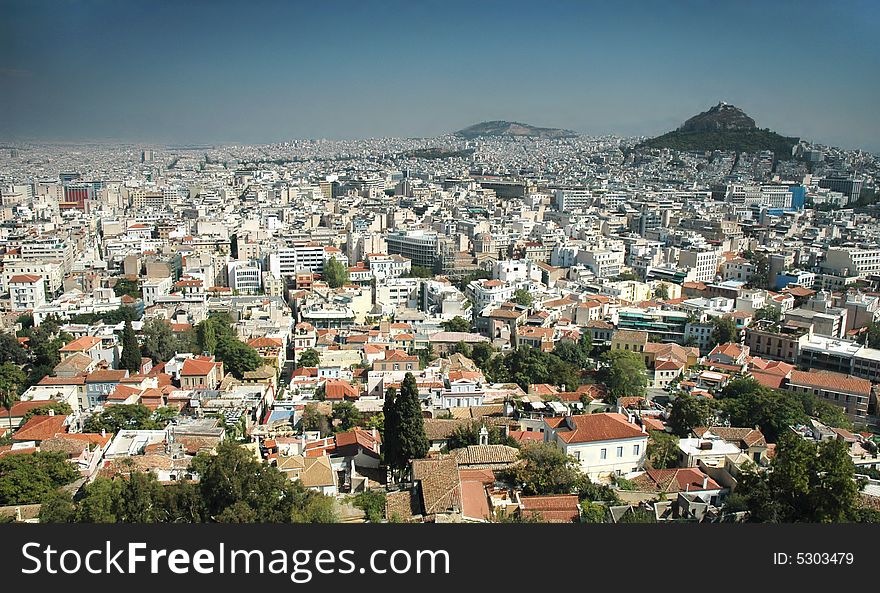 Athens - a view from Acropolis