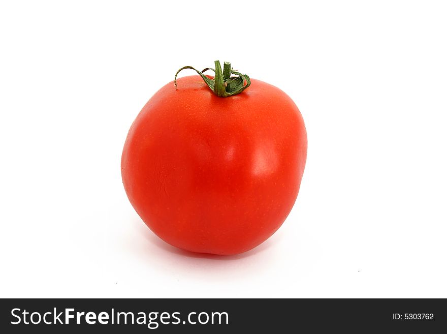 Tomato isolated on white background