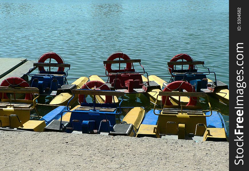 Three boats at the Coast