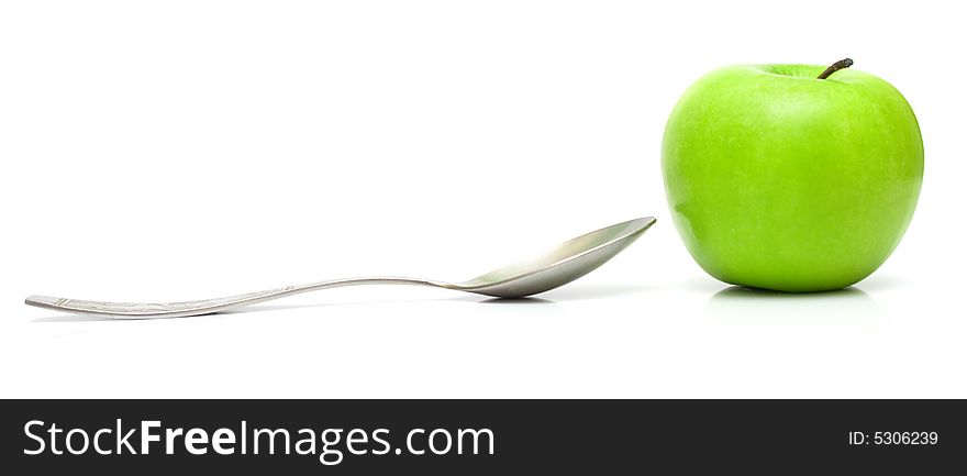 Apple And Spoon