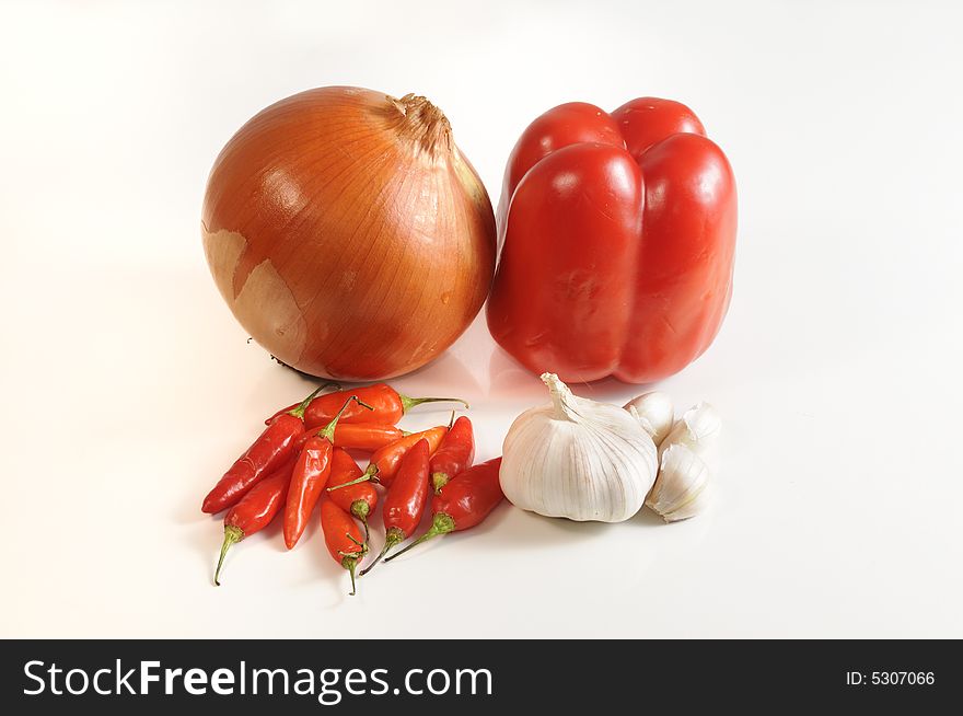 Colorful whole assorted vegetables isolated. Colorful whole assorted vegetables isolated