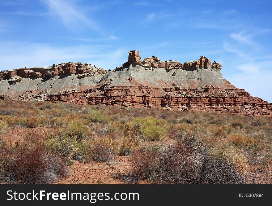 View of the san rafael swell