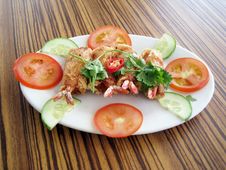 Stuff Prawn Royalty Free Stock Image