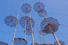 Umbrellas Stock Images