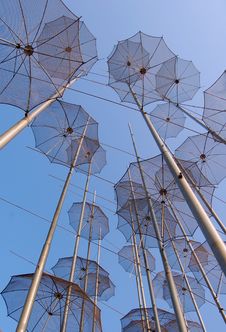 Umbrellas Stock Photography