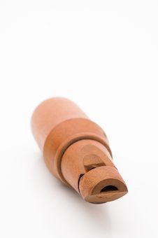 Wooden Whistle. Stock Image