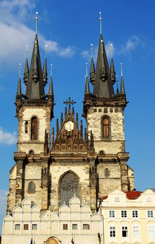Tyn Church In Prague Stock Photography Tyn Church In Prague Stock Photography