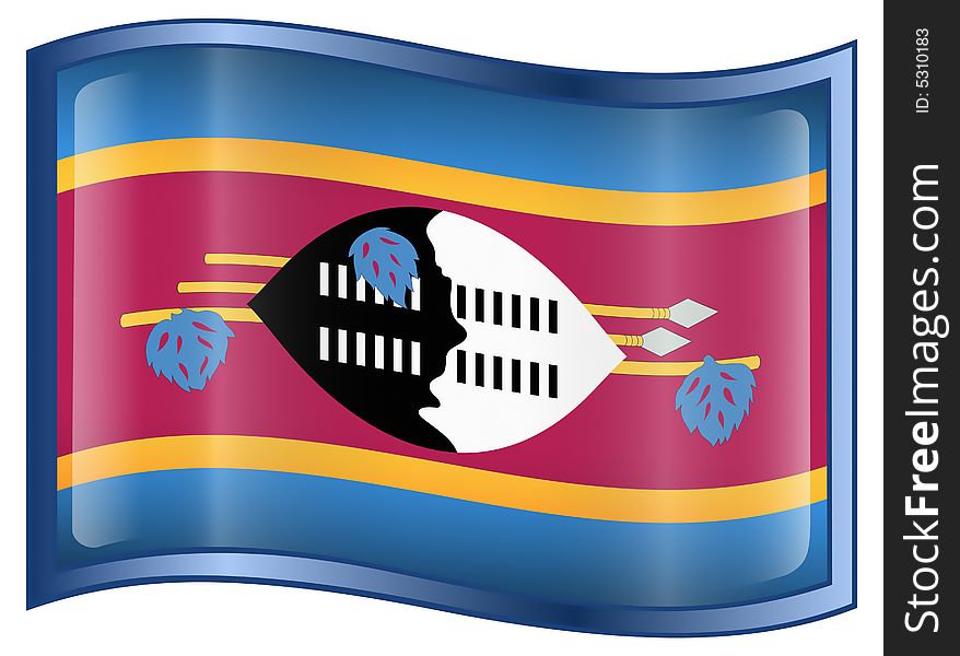 Swaziland Flag Icon