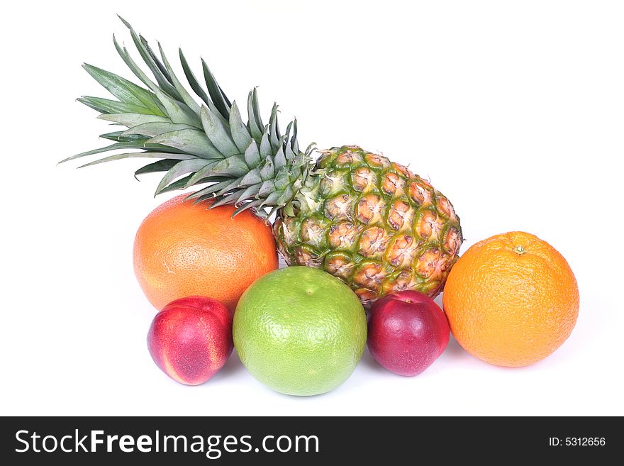 Composition of  tropical fruits isolated