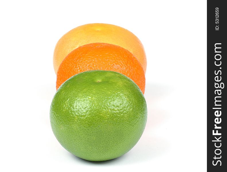 Tropical fruits: orange, sweety, grapefruit. Tropical fruits: orange, sweety, grapefruit