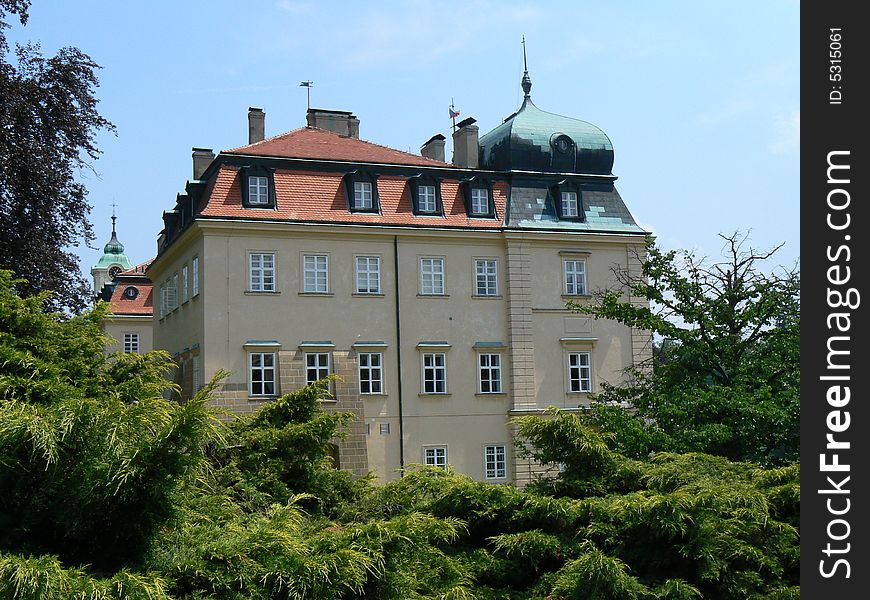 Castle Lany is summer residence of president of Czech Republic.