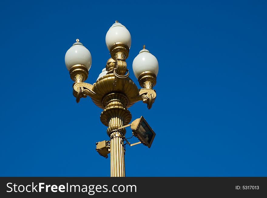 Street Light In Buenos Aires.