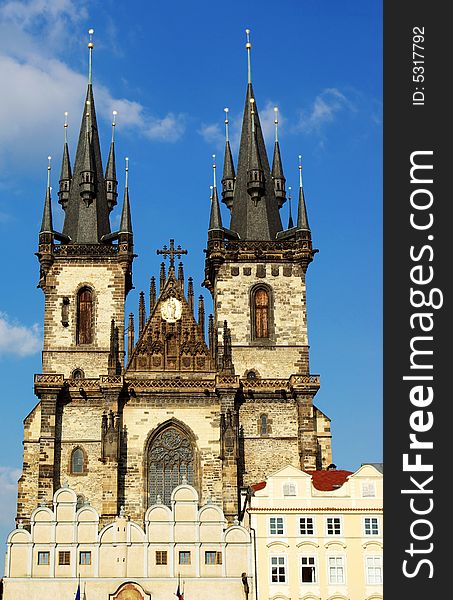 Tyn Church In Prague