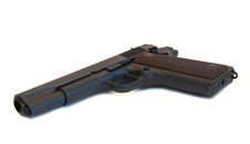 Semi-automatic Pistol Royalty Free Stock Image