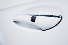 White Door Handle Royalty Free Stock Image White Door Handle Royalty Free Stock Image