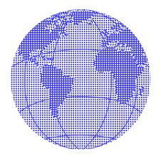 Globe Halftone Dots Stock Photo Globe Halftone Dots Stock Photo