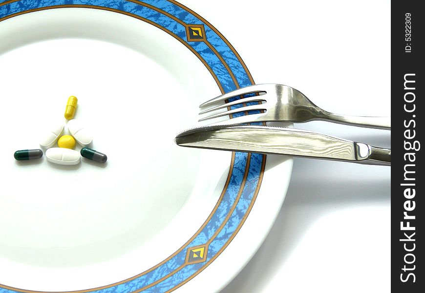 Plate With Pills