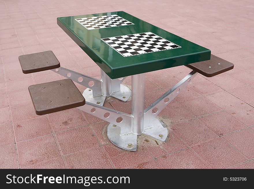 Chessboad Table In Spain