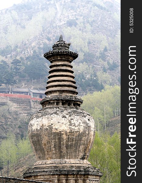 Ancient tower of temple on the hillside.

This tower has already had a history of more than 1,000 years. Ancient tower of temple on the hillside.

This tower has already had a history of more than 1,000 years.