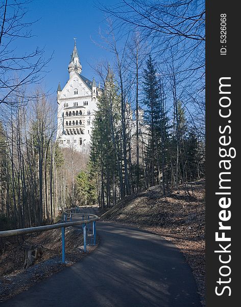 Famous castle Neuschwanstein. Bavaria, Germany.