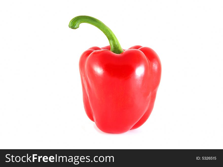 Red Pepper Isolated on white background