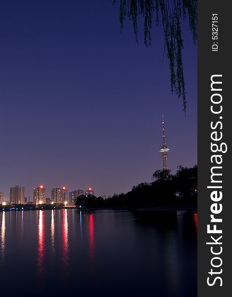 Lake At Night