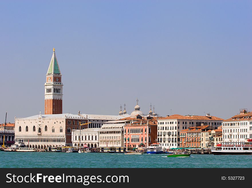 Venice. City and port in northeastern Italy that has canals instead of streets