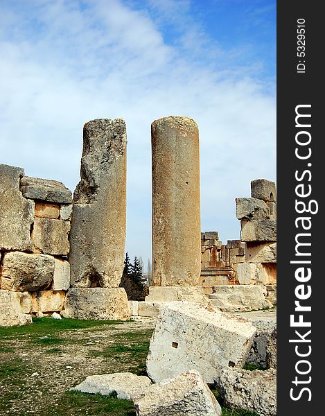 Ruins of Baalbek.Lebanon,unesco