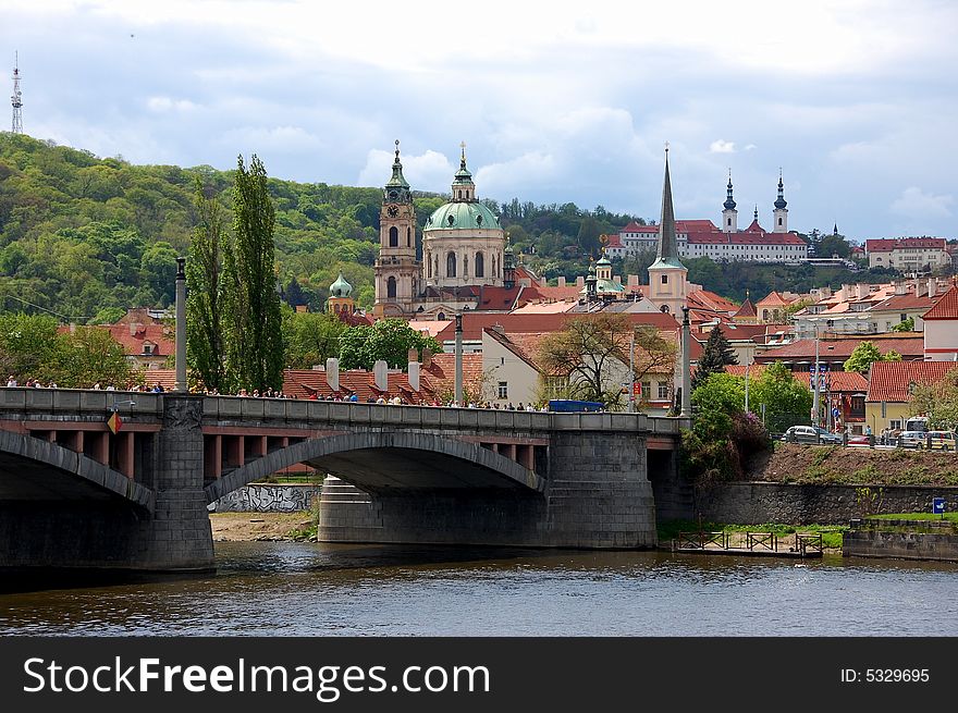 Prague city of Czech Republic.