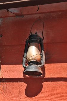 Lit Antique Oil Lamp Royalty Free Stock Images Lit Antique Oil Lamp Royalty Free Stock Images