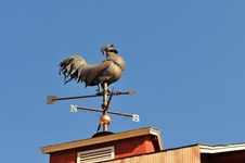 Weathervane  Against Clear Sky Stock Photo