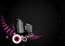 Illustration With City. Vector Stock Images Illustration With City. Vector Stock Images