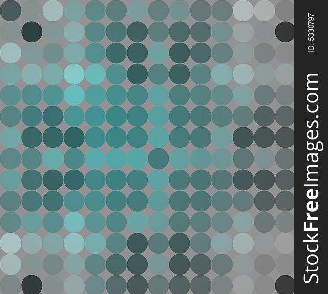 Faded to gray dots background with retro sense. Faded to gray dots background with retro sense