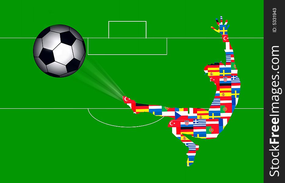 Image dedicated to European football championship