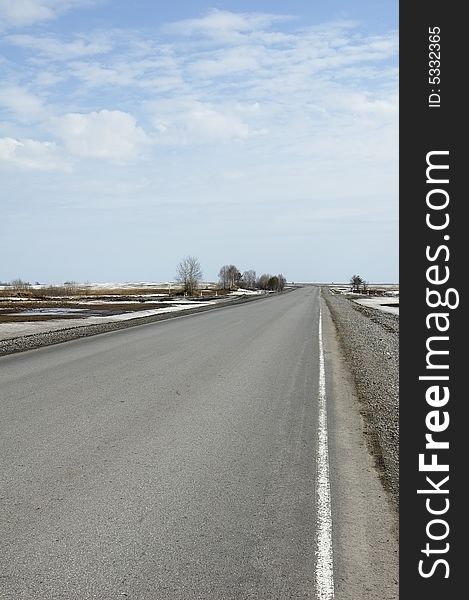 Grey Road, Blue Sky