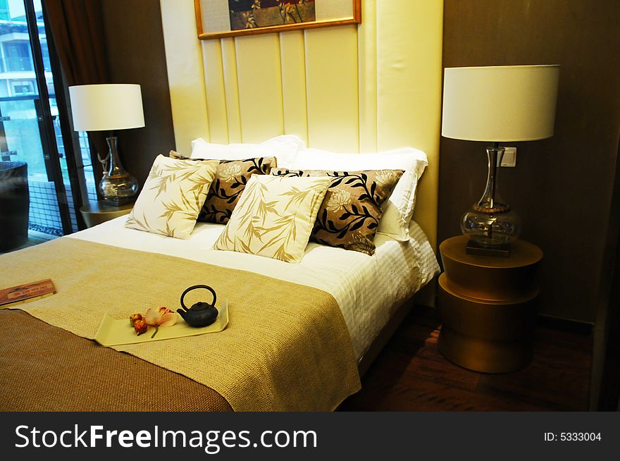 A family bedroom with double bed. A family bedroom with double bed.