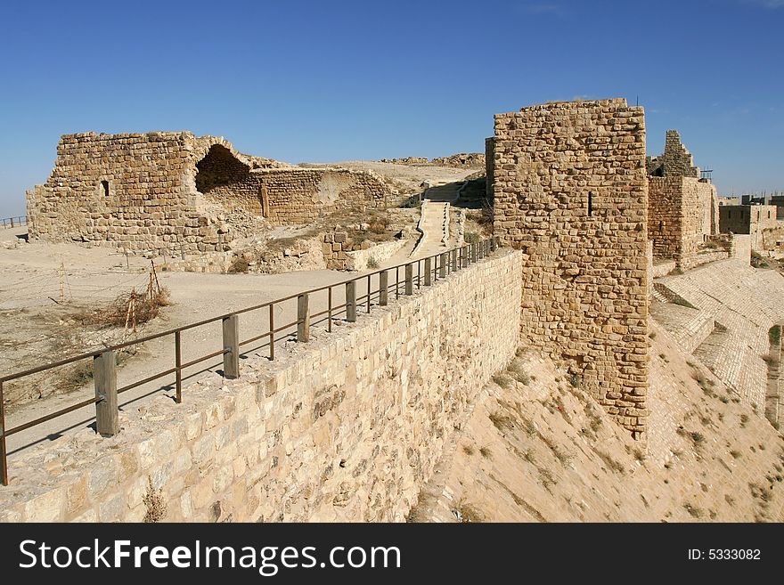 Al-Karak castle in the Jordan